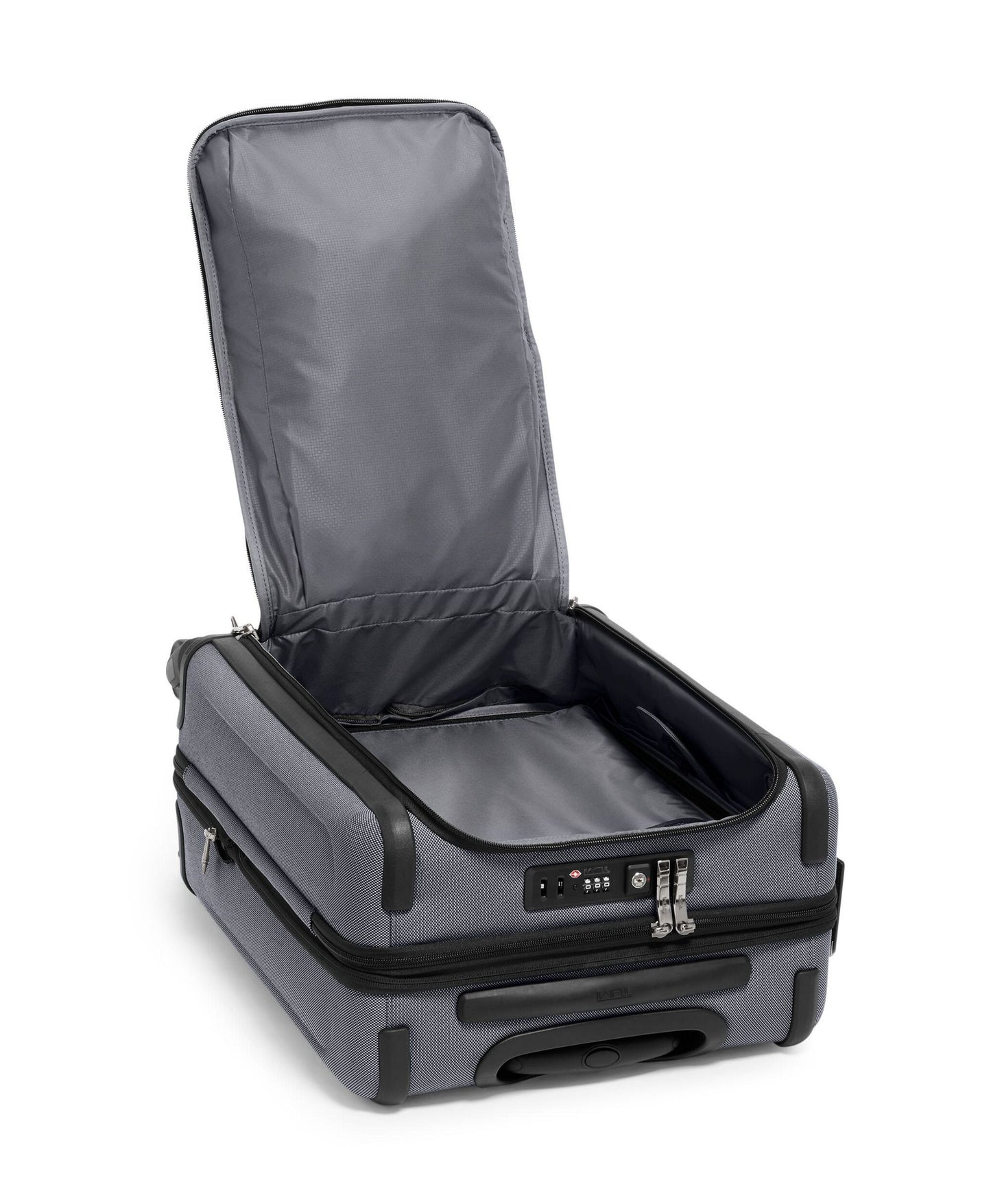 Alpha Continental Dual Access 4 Wheeled Carry-On - Black