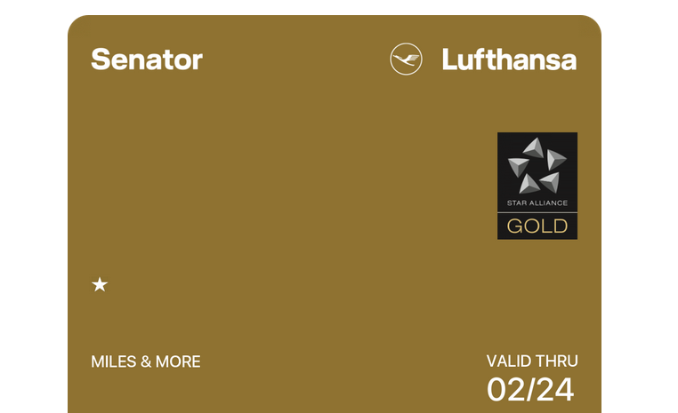 Lufthansa Senator Status Upgrade