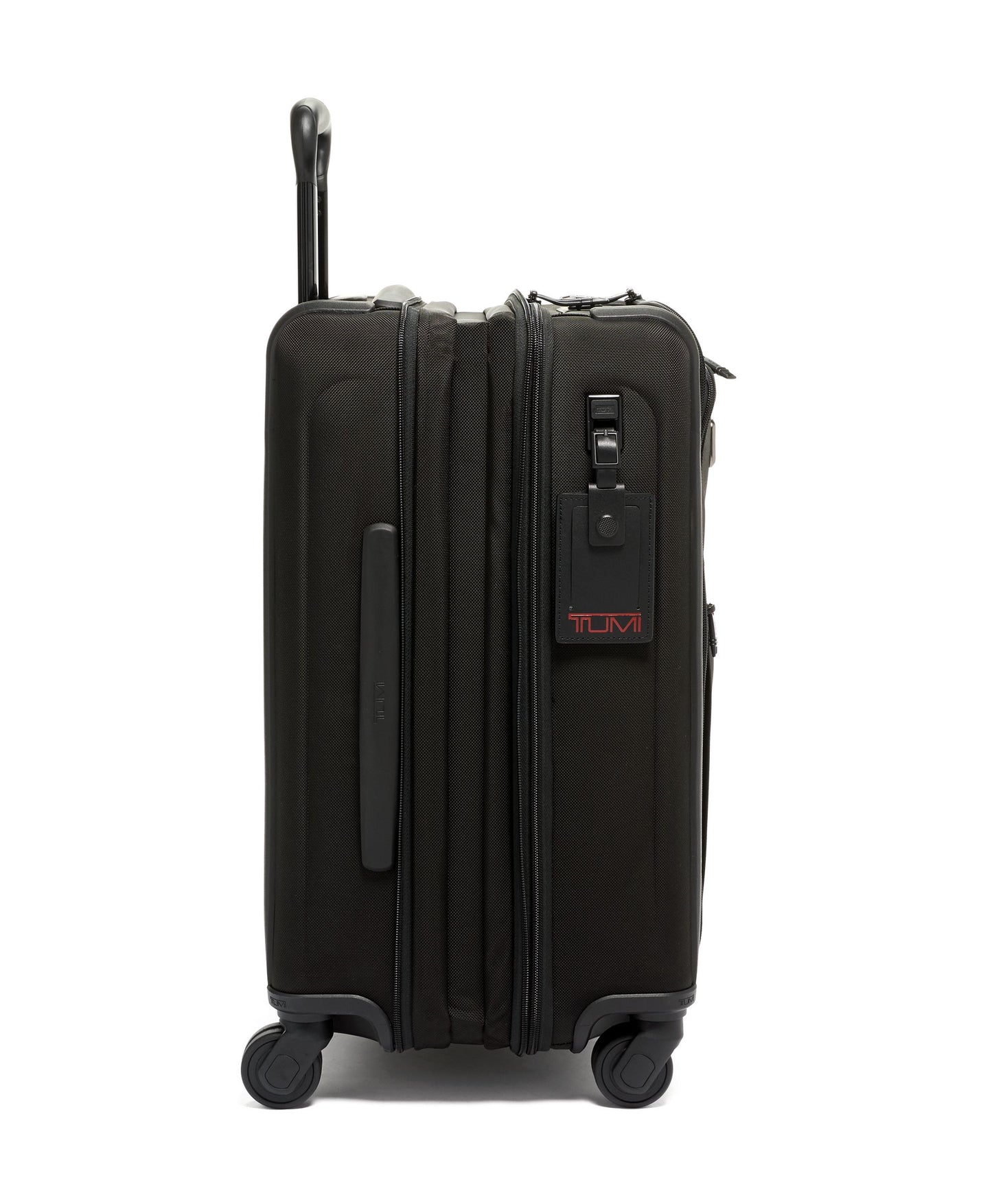 Alpha International Dual Access 4 Wheeled Carry-On - Black