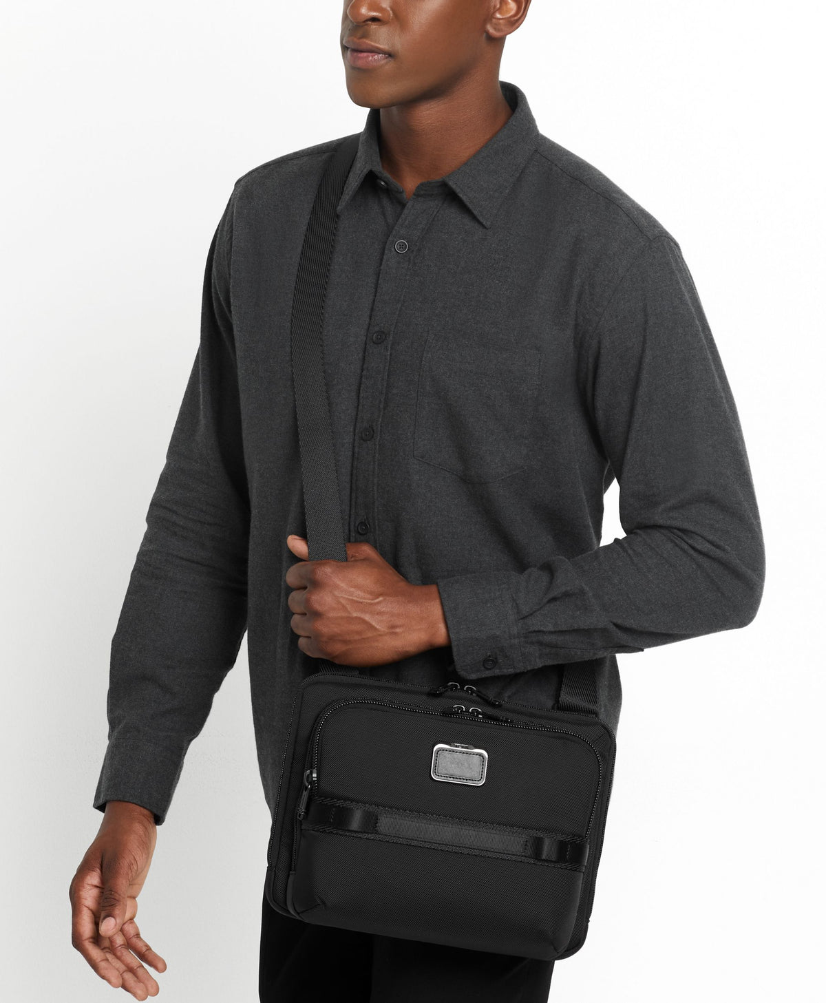 Alpha Bravo Service Crossbody- Black