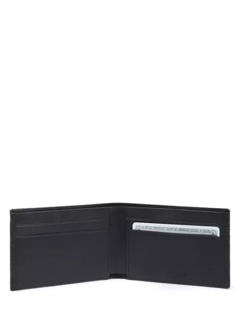 Nassau Slim Single Billfold - Black Embossed