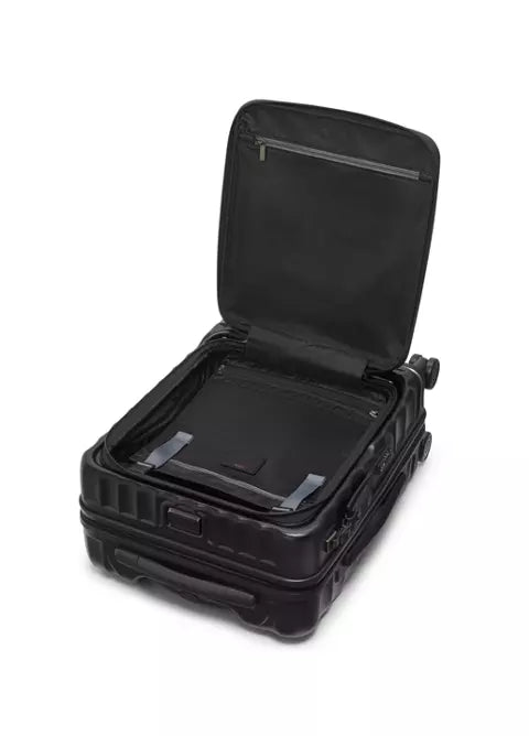 19 Degree Front Access Large Front Access Expandable Carry On - Black Texture