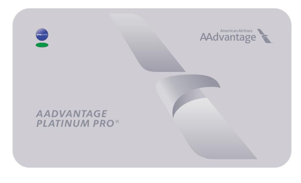 American Airlines Platinum Pro Status Upgrade