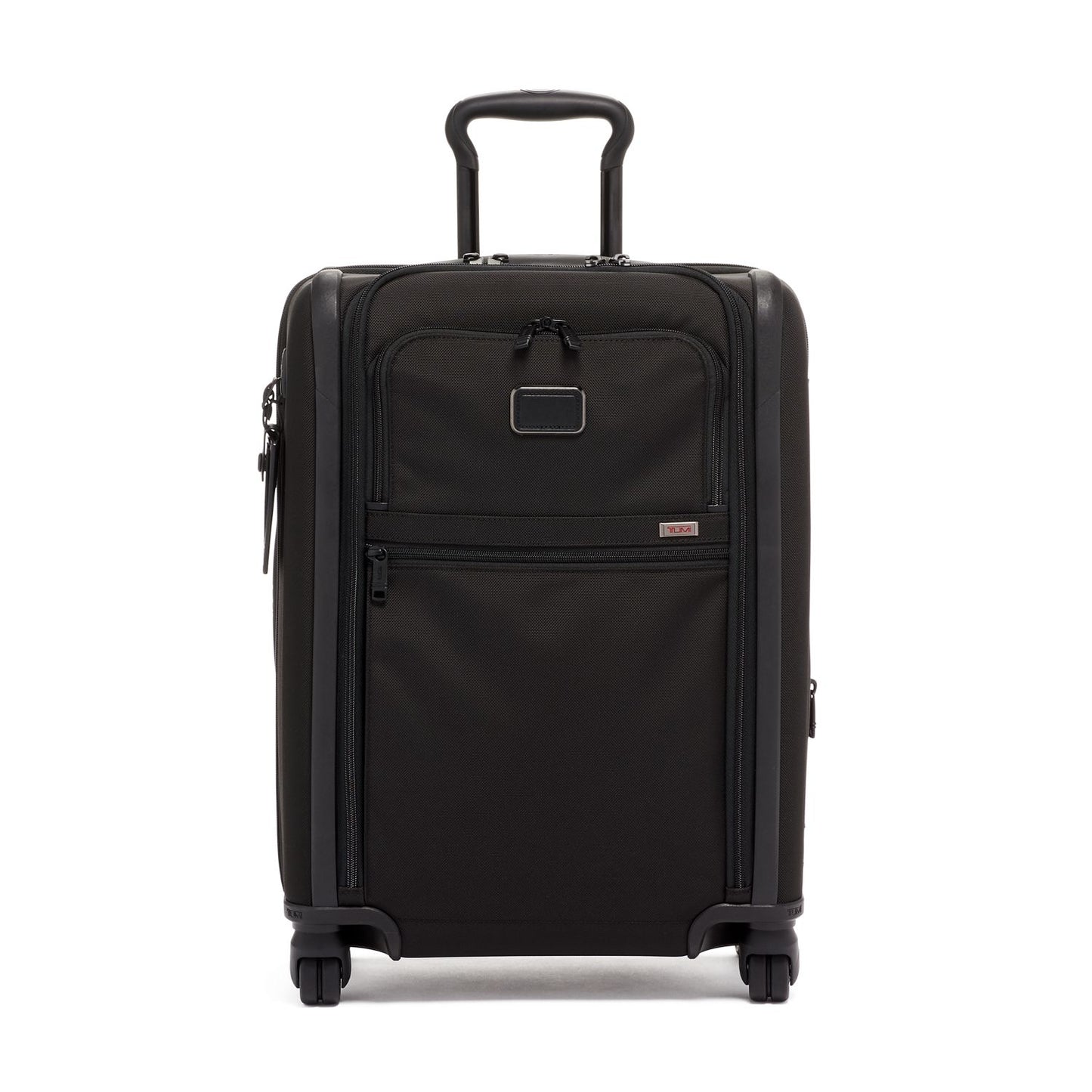 Alpha Continental Dual Access 4 Wheeled Carry-On - Black