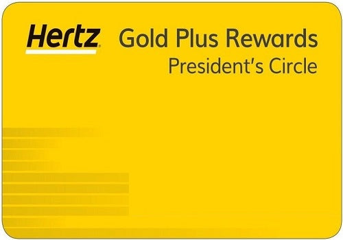 Hertz President's Circle Status Upgrade